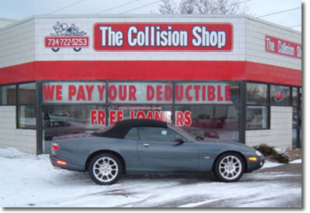 The Collision Shop of Westland - building