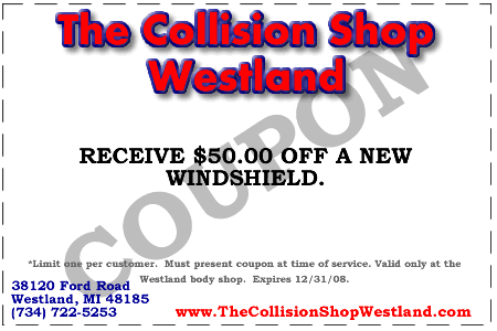 Coupon - The Collision Shop Westland